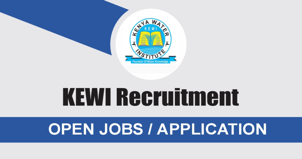 KEWI Recruitment 2024/2025 Application Form Portal