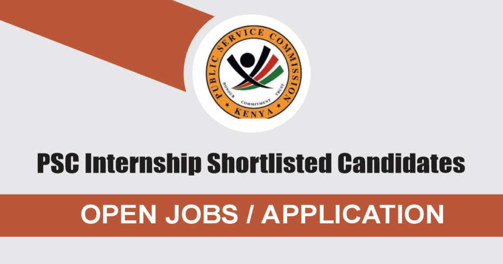 PSC Internship Shortlisted Candidates 2024/2025 PDF is Out